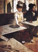 Germain Hilaire Edgard Degas, In a Cafe